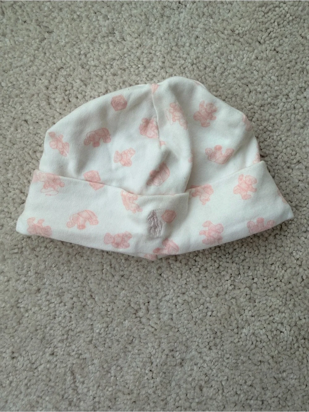 Ralph Lauren White and Light Pink Infant 3-Piece Pajama Set